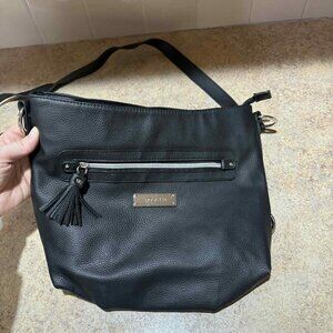 Rosetti black leather purse